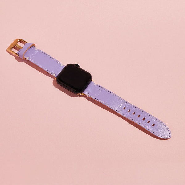 Personalised Leather Apple Watch Strap