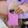 Personalised Leather Phone Pouch