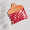 "Evelyn" Card + Coin Purse in Red sbri