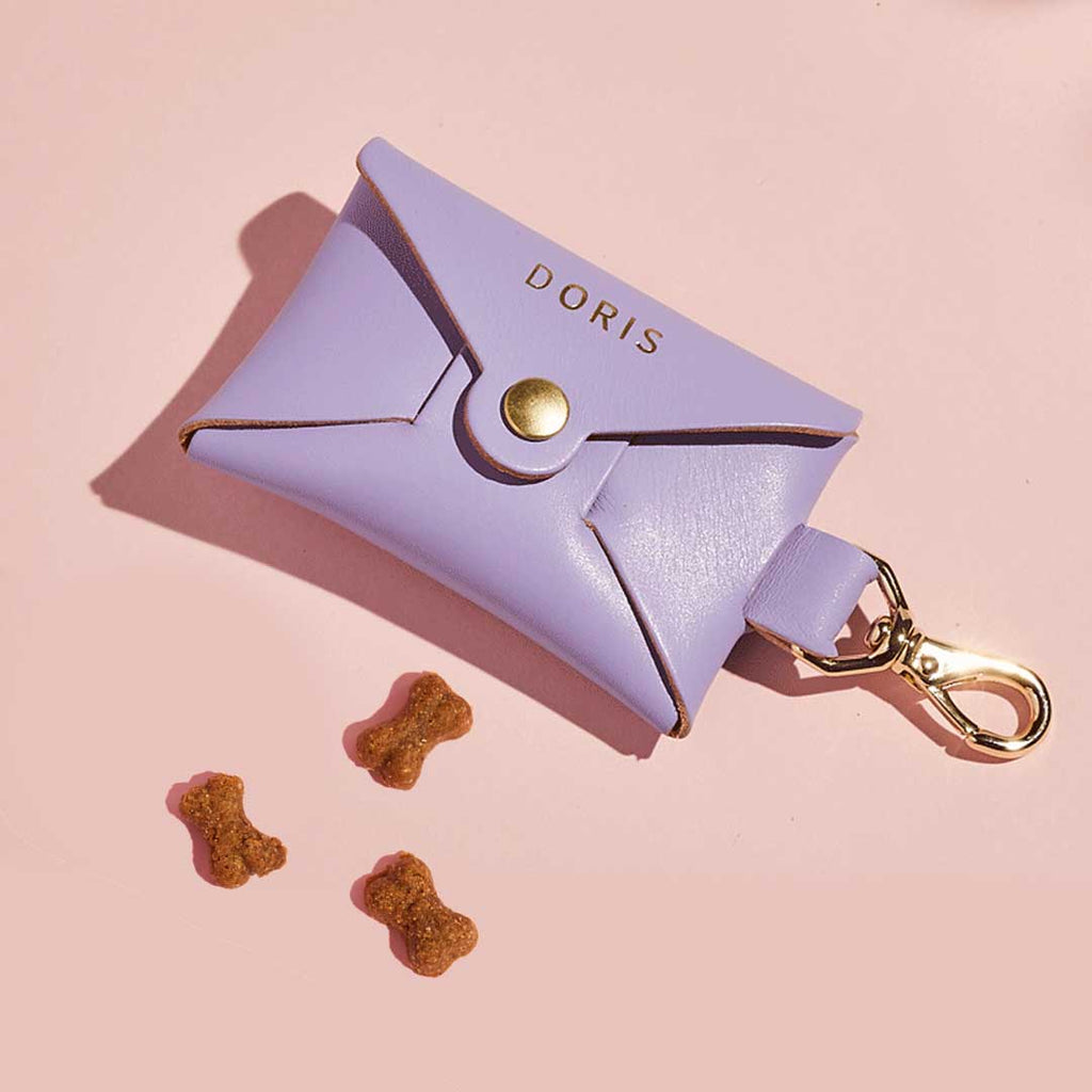 Personalised Leather Dog Treat Pouch