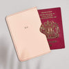 Personalised Leather Passport Holder sbri