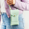 Personalised Leather Phone Pouch