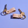 Personalised 'Any Message' Leather Keyring