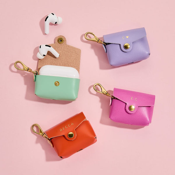 Personalised Leather Airpods Case