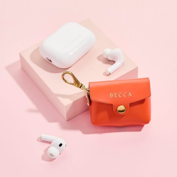 Personalised Leather Airpods Case