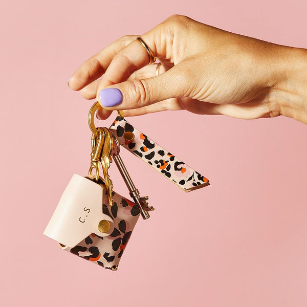 Keyring - Leopard Blooms Collection