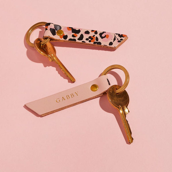 Keyring - Leopard Blooms Collection