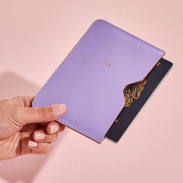 Personalised Leather Passport Holder