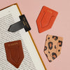 Personalised Leather Point Bookmark