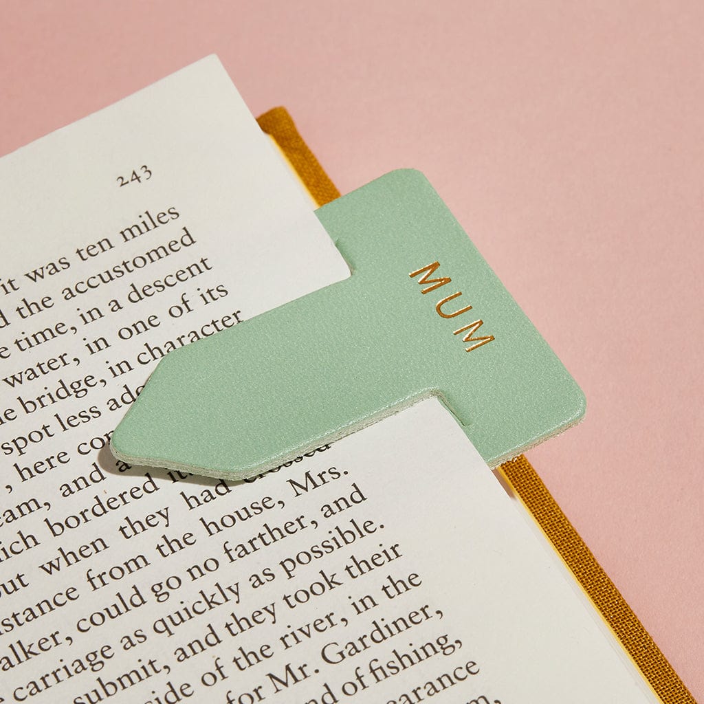 Personalised Leather Point Bookmark | Sbri