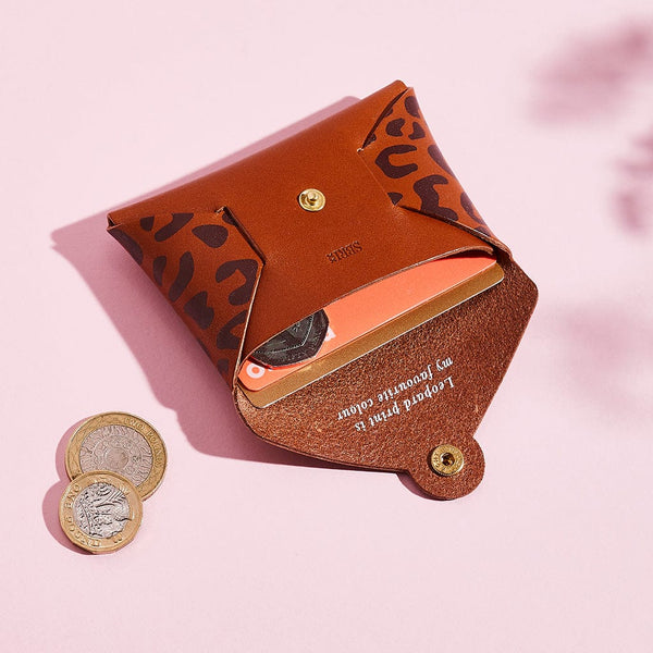 "Penny" Leopard Card + Coin Purse sbri