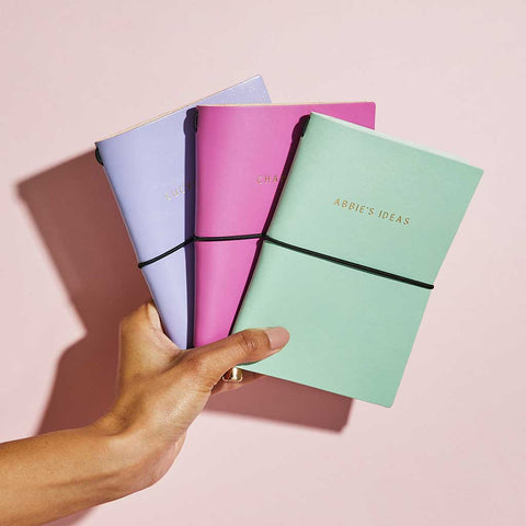 Personalised A6 Refillable Journal