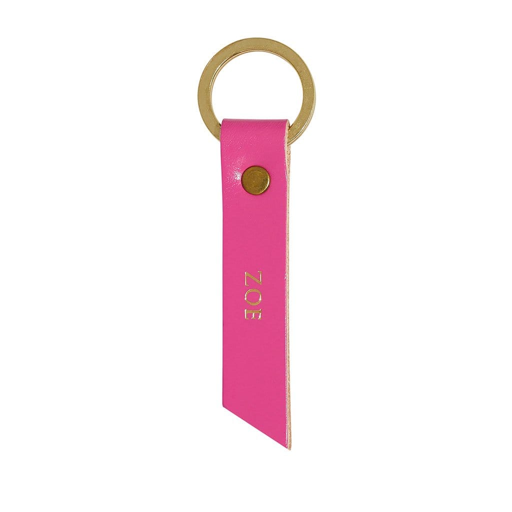 Personalised Leather Keyring with Initials | Sbri